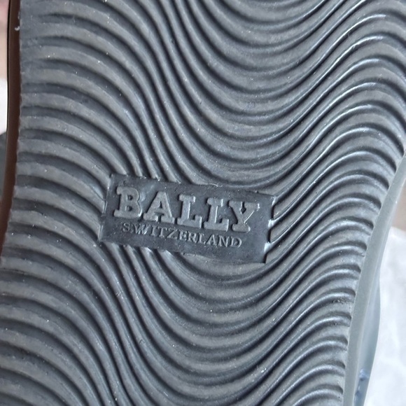 Great Condition BALLY  Orneil navy blu Leather slip on Loafers for Men SIZE 10.5 main image 6